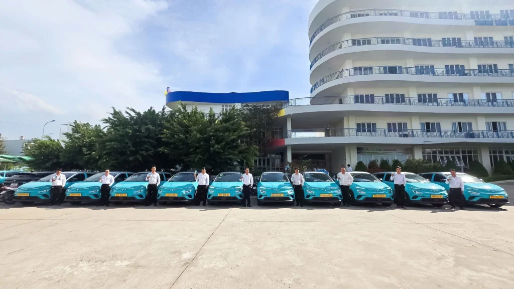 taxi điện xanh sm - phương tiện di chuyển tại cần thơ hiện đại, tiện lợi